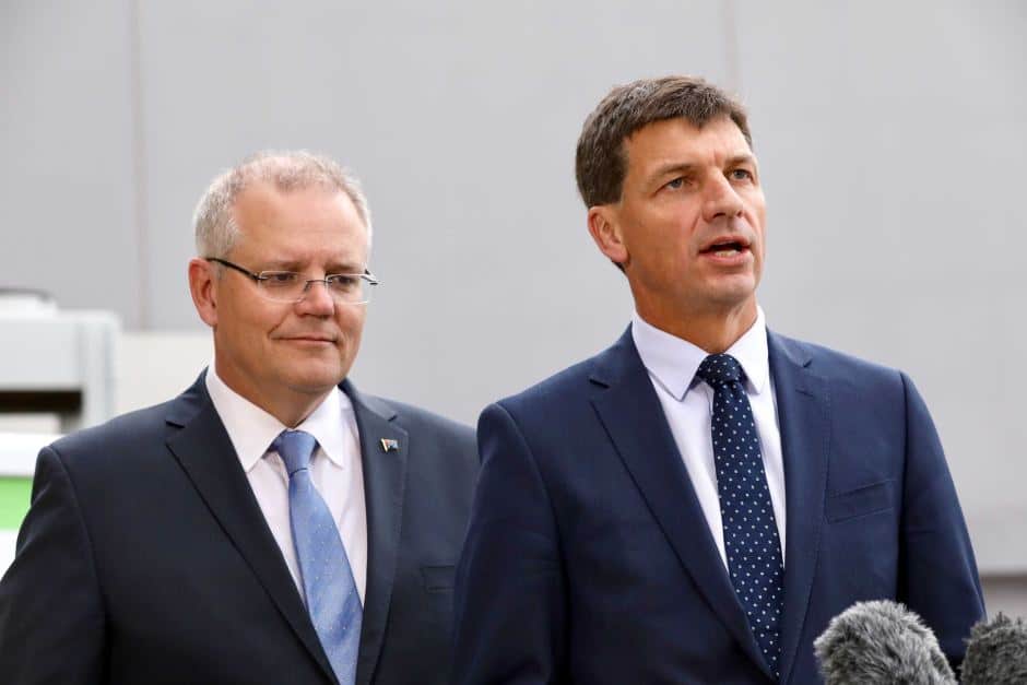 Scott Morrison and Angus Taylor announce $1.9 billion in funding for energy initiatives